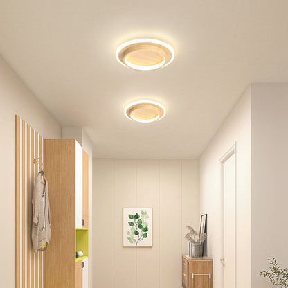 Scandinavian Iron Flush Mount