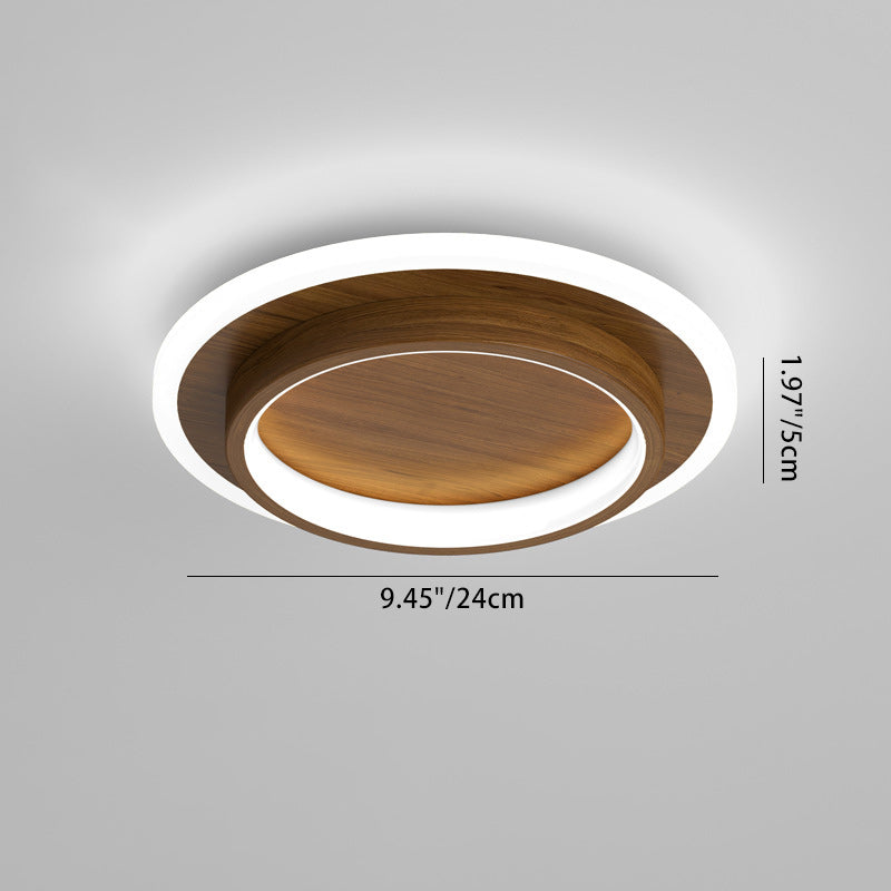 Scandinavian Iron Flush Mount