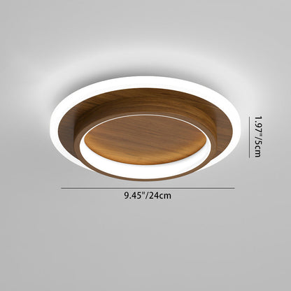 Scandinavian Iron Flush Mount