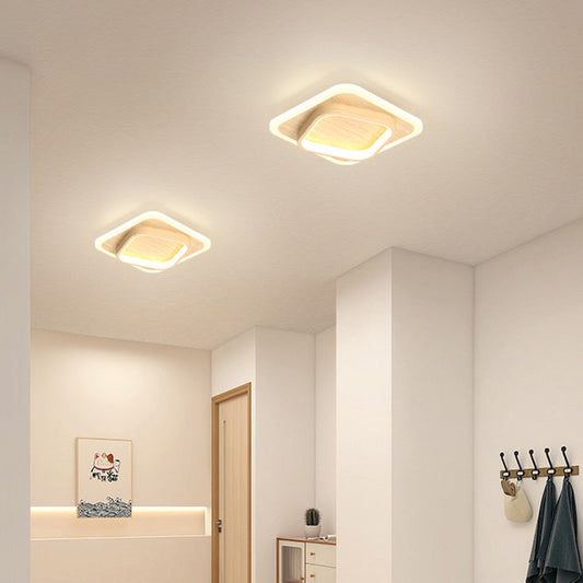 Flush mount ceiling light in hallway setting — Scandinavian style | Casa Norex