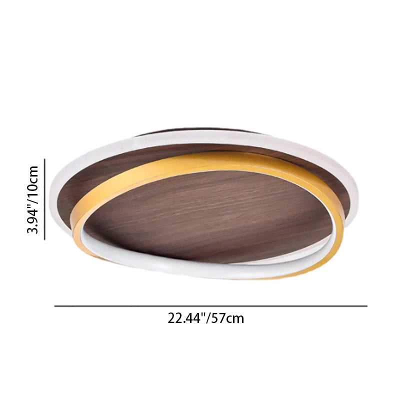 Flush mount ceiling light installed in hallway — Casa Norex