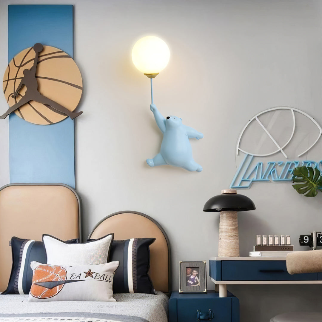 Bear Balloon Wall Lamp
