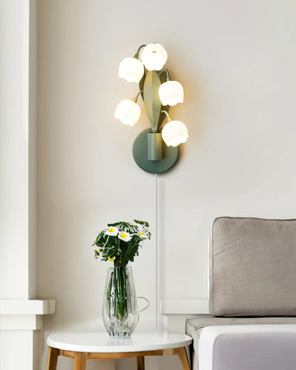 Bell Orchid Plug In Wall Lamp