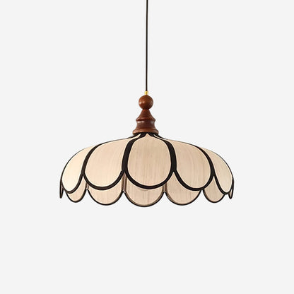 Pendant lamp cluster — walnut and beige | Casa Norex