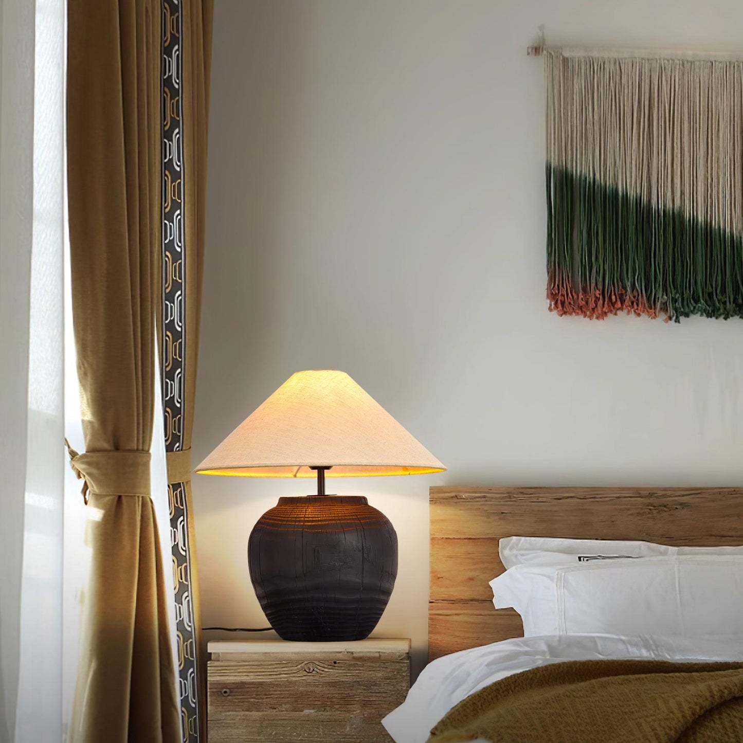 Black Karen Table Lamp