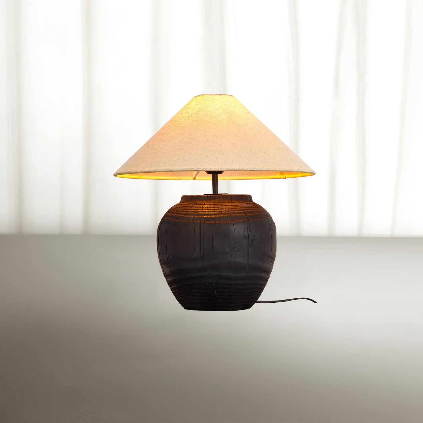 Karen table lamp white colorway - 15.7 inch diameter - Casa Norex