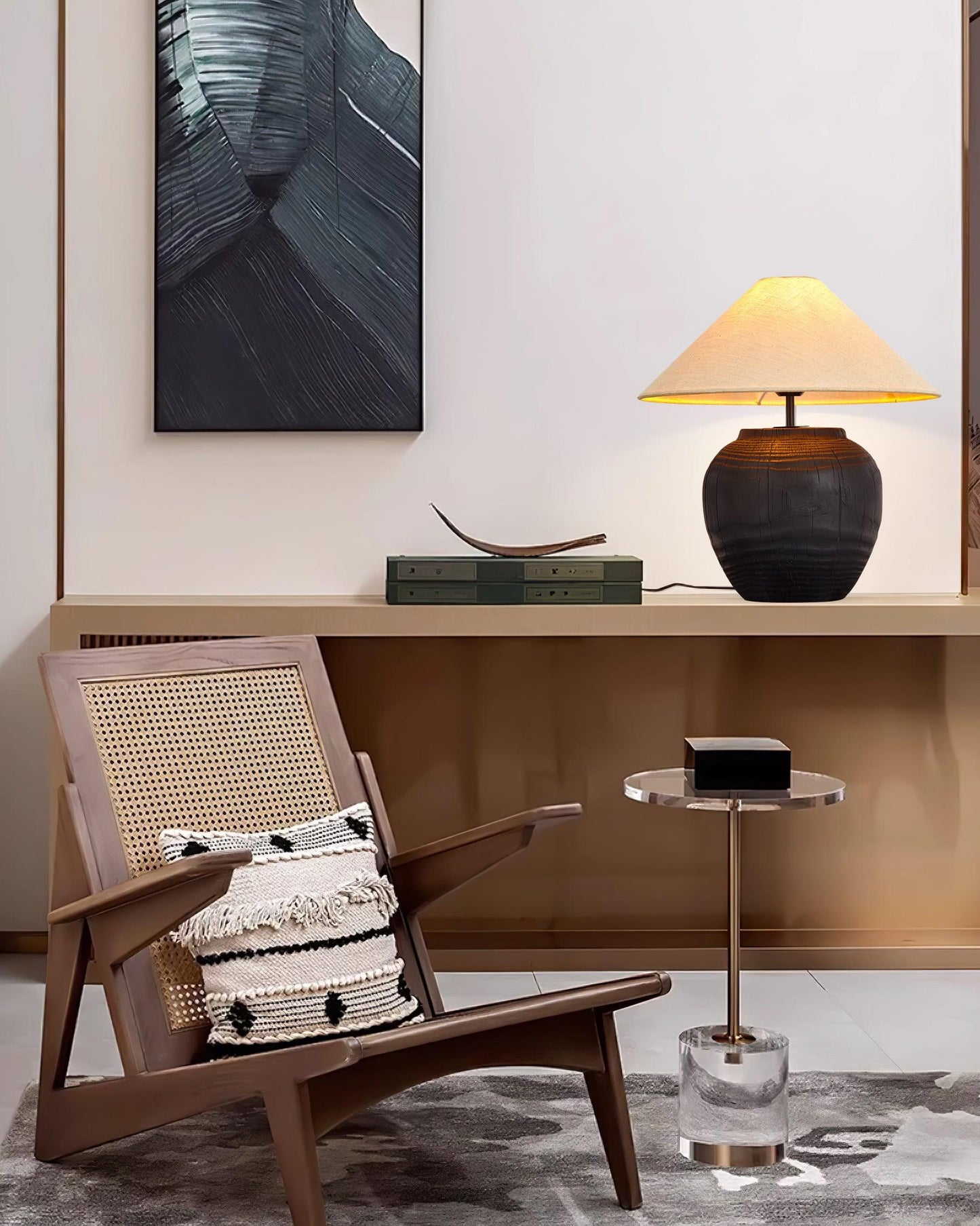 Black Karen Table Lamp