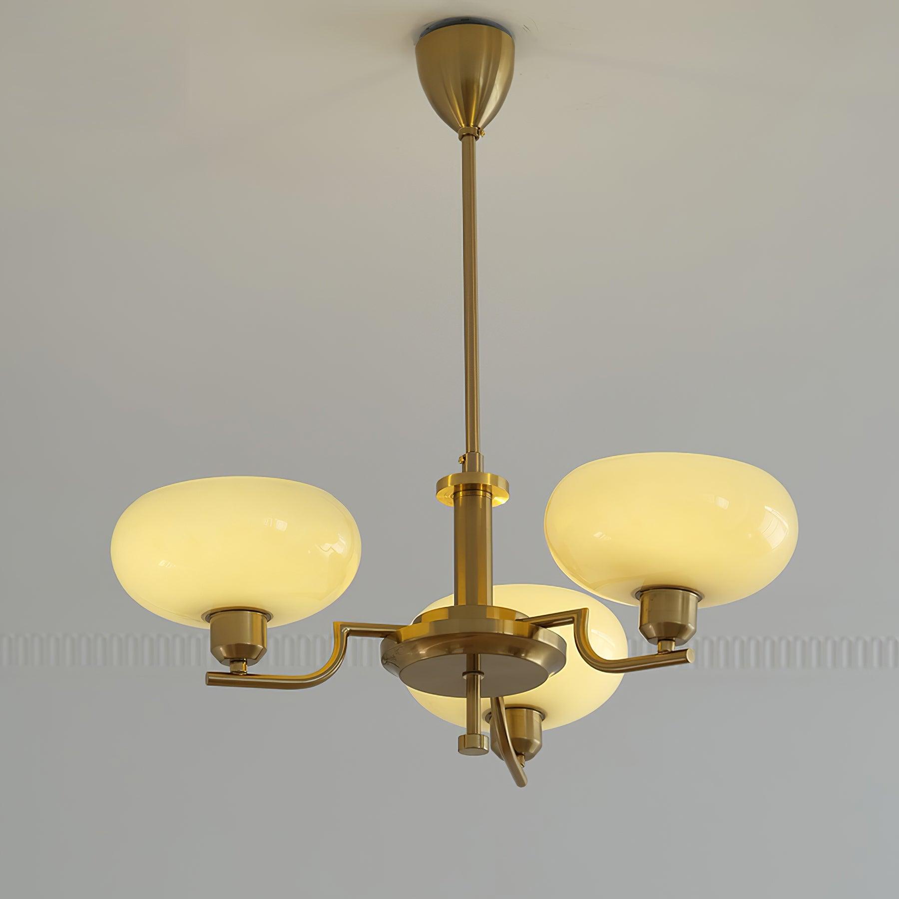 Bonnie chandelier 5-head angle — chrome finish | Casa Norex