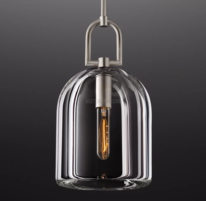 Pendant light in dining room setting — sculptural glow | Casa Norex