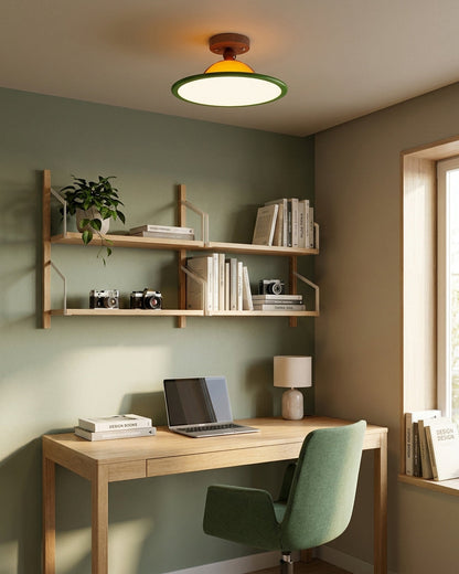 Brimora acrylic disc from below - 98W integrated LED - Casa Norex