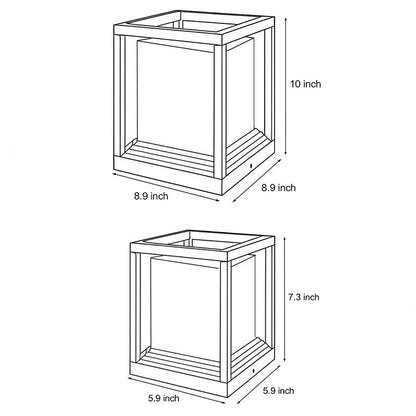Plinth size reference — Casa Norex