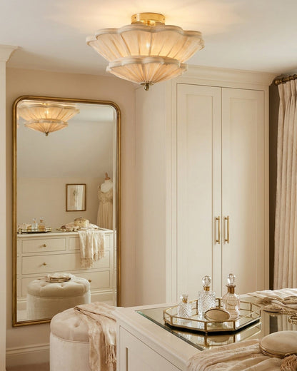 Calyra linen shade profile - 18 inch diameter - Casa Norex