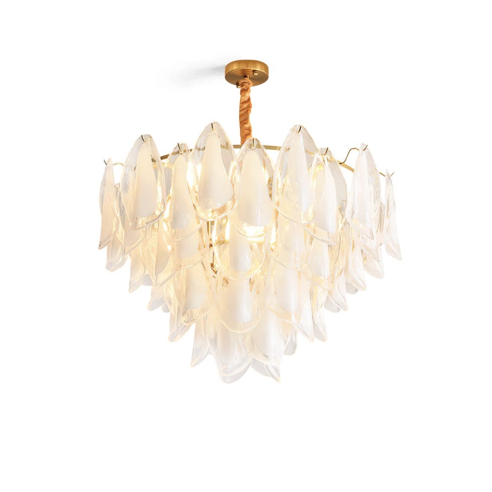 Celeste Glass Petal Chandelier