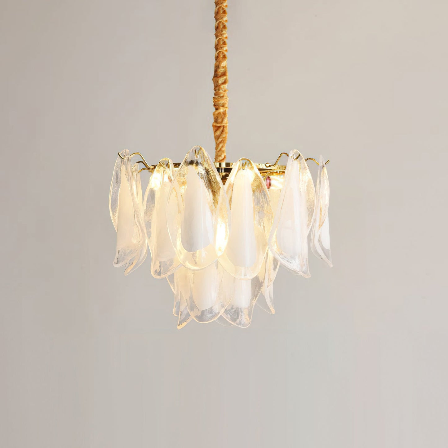 Celeste Glass Petal Chandelier