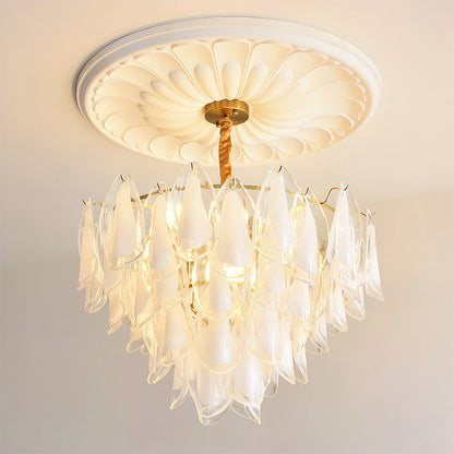 Celeste Glass Petal Chandelier