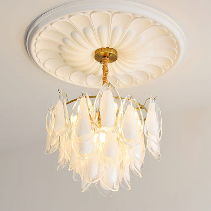 Celeste Glass Petal Chandelier