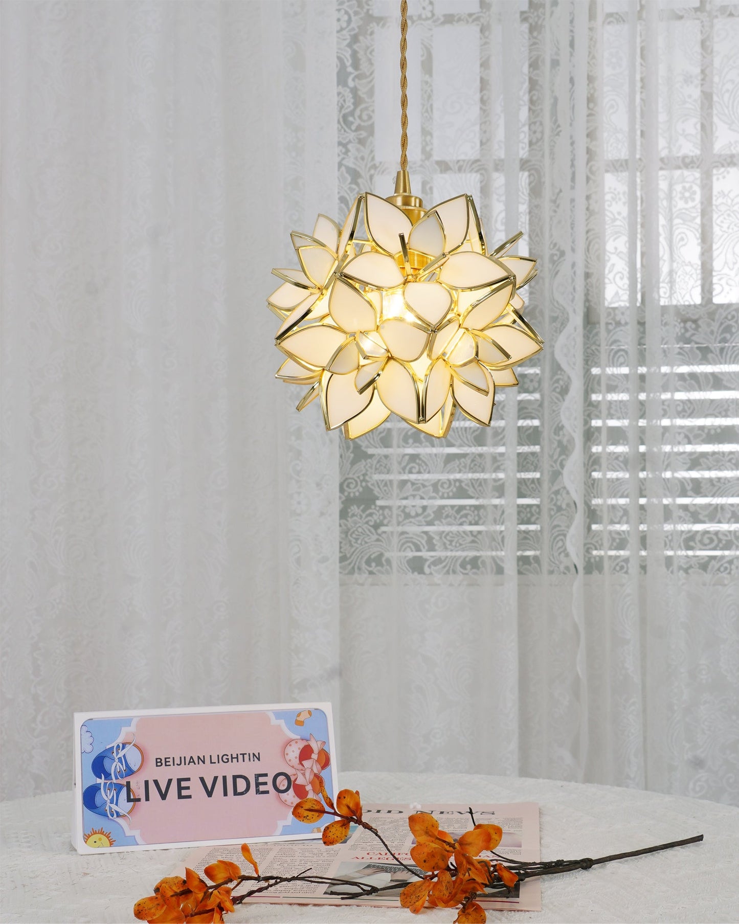 Capiz Pendant Lamp