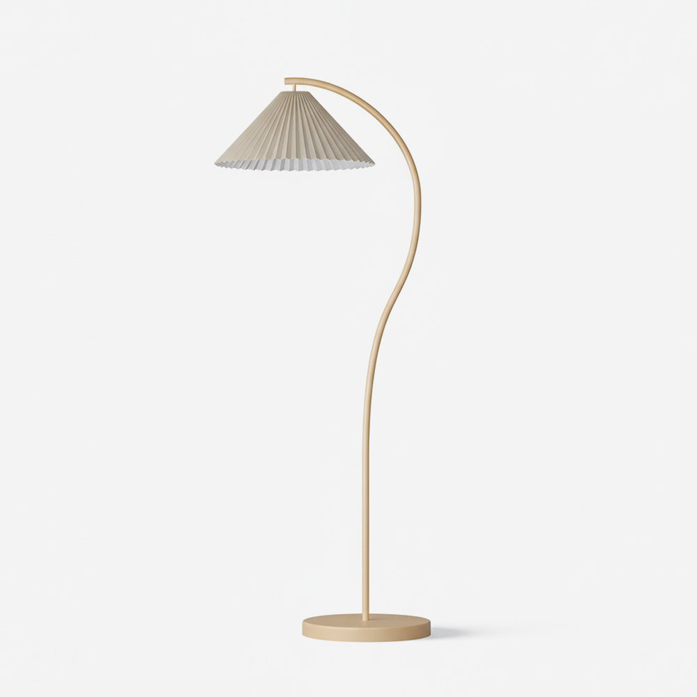 Caprani Tove black colorway floor lamp - bedroom corner - Casa Norex