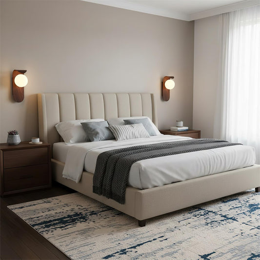 Wall sconce in bedroom setting - warm bedside glow | Casa Norex