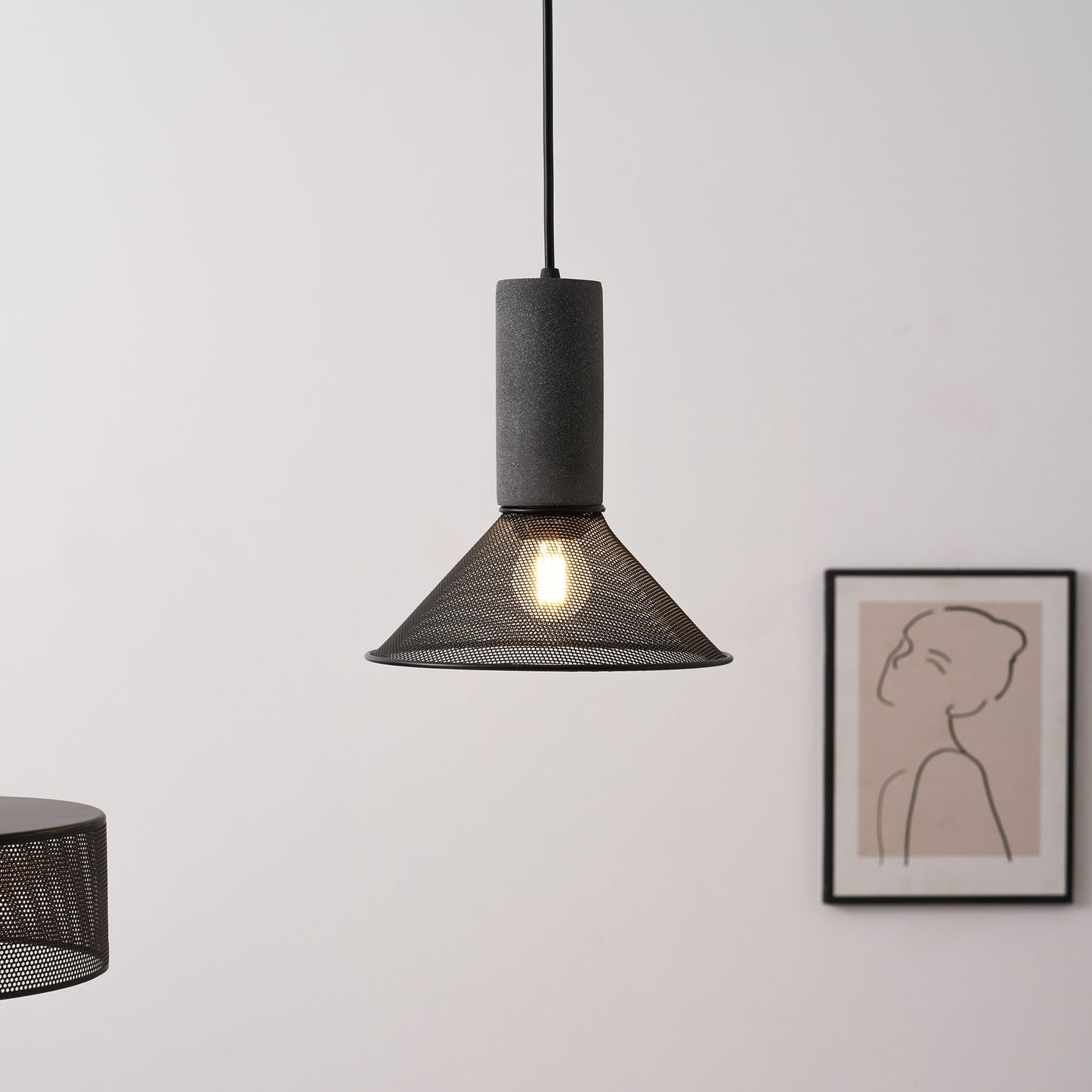 Concrete Industry Pendant Lamp