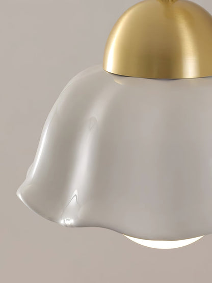 Ceramics Floral Pendant Light