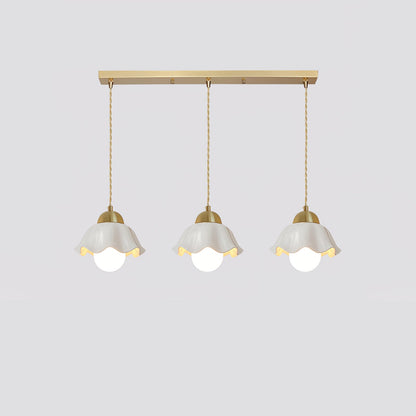 Ceramics Floral Pendant Light