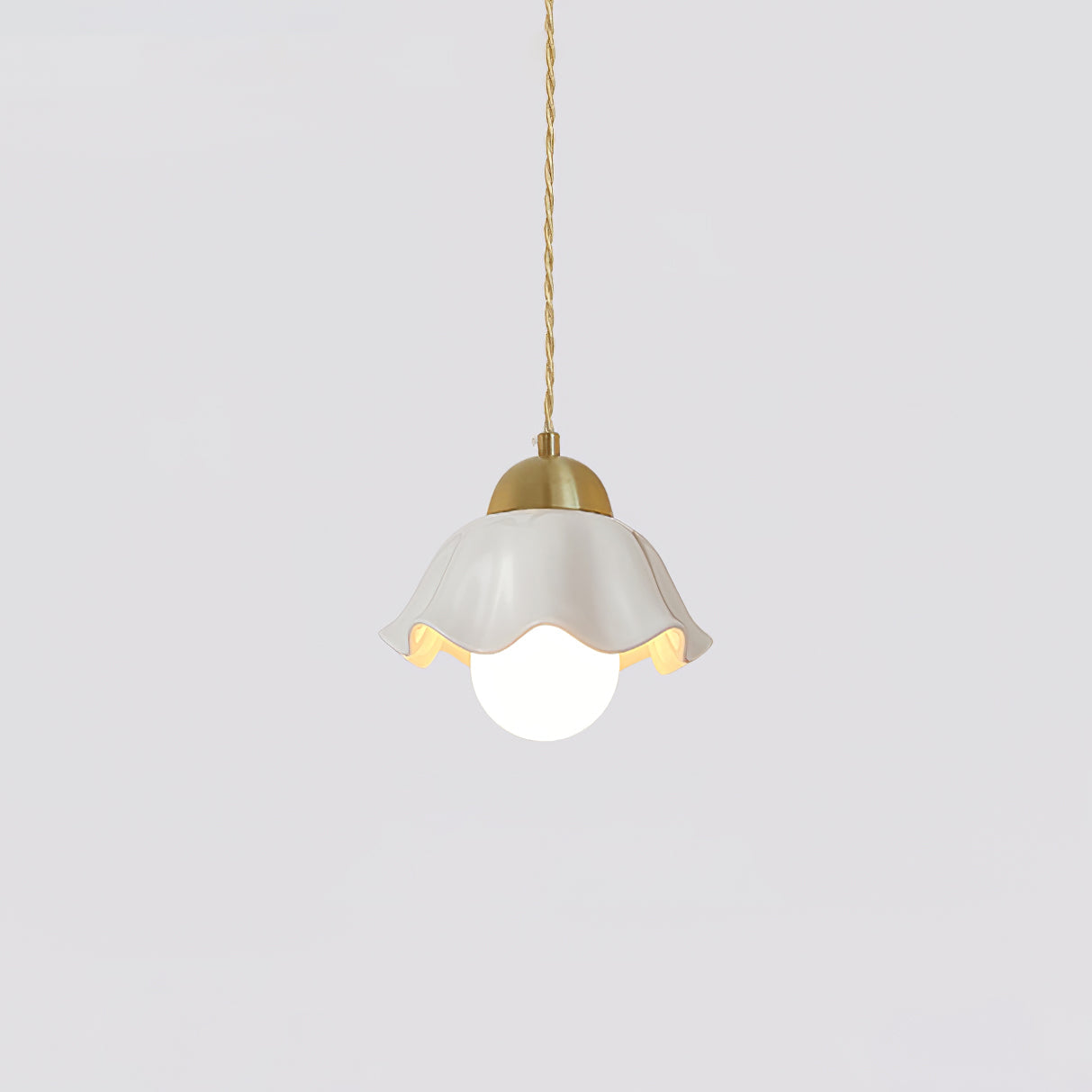 Ceramics Floral Pendant Light