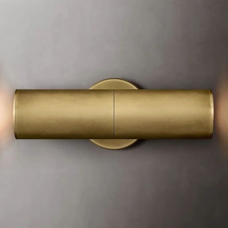 Linear wall sconce in bronze finish — angle view | Casa Norex