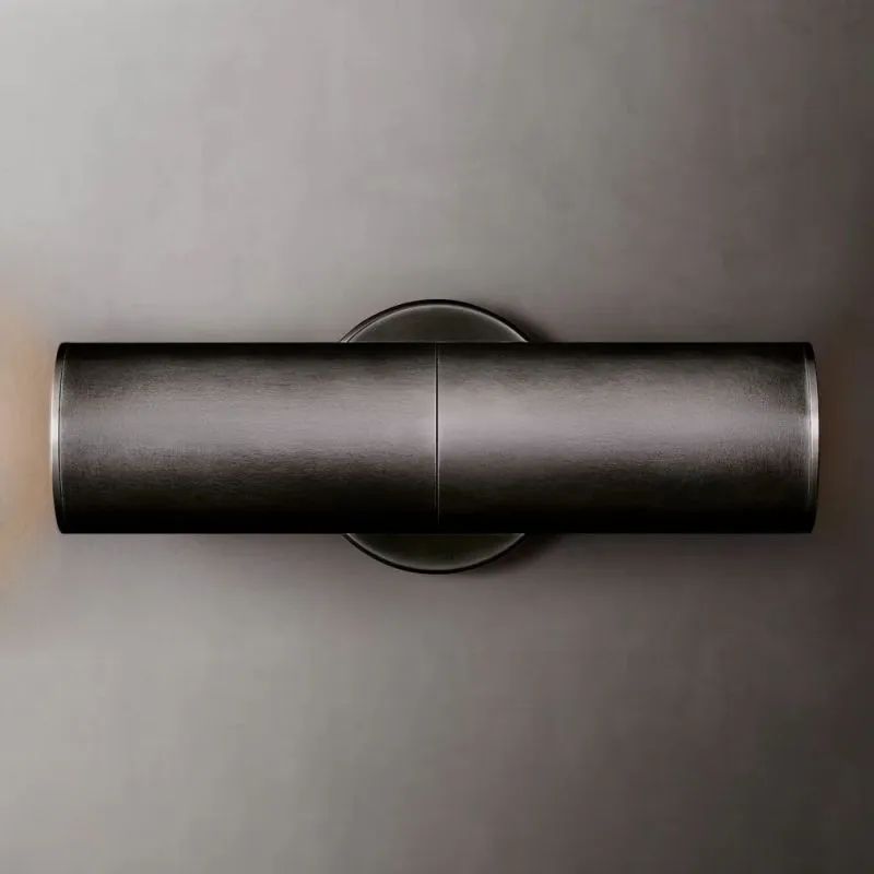 Linear sconce lit warm white — Casa Norex