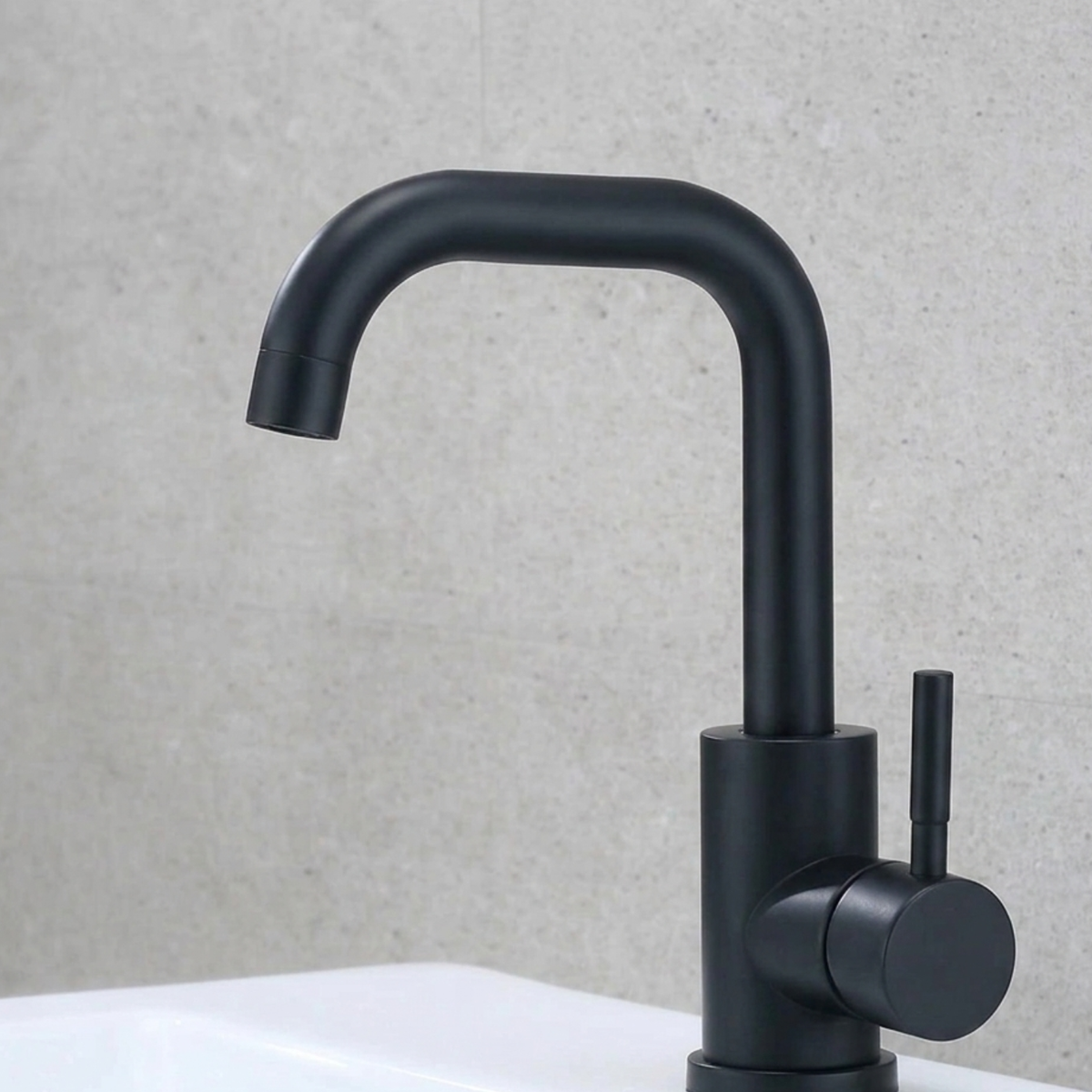 Bathroom Basin Faucet — stainless steel in Black finish | Casa Norex