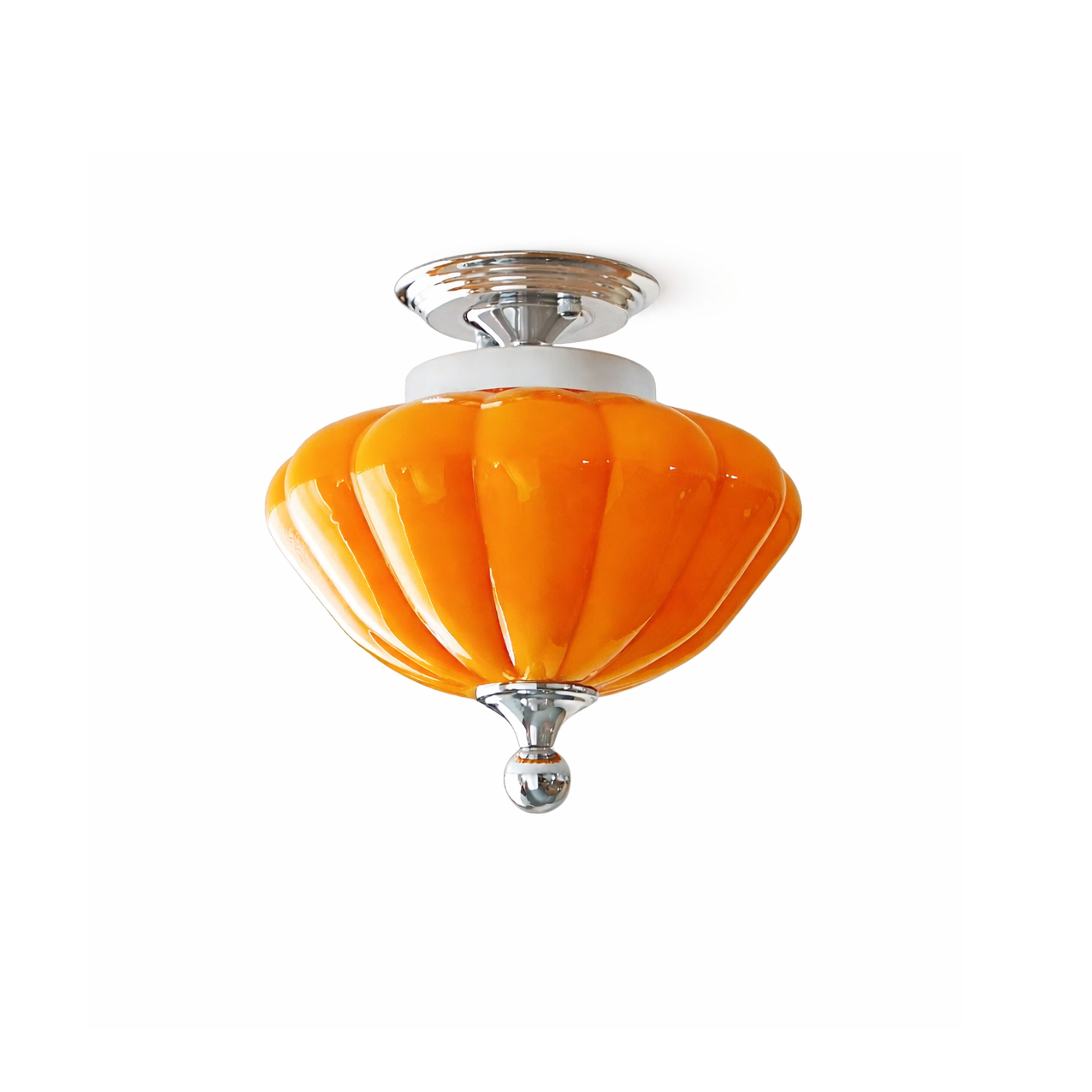 Corenza flush mount light styled in modern living room - Casa Norex