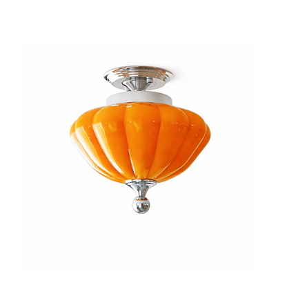 Corenza flush mount light styled in modern living room - Casa Norex