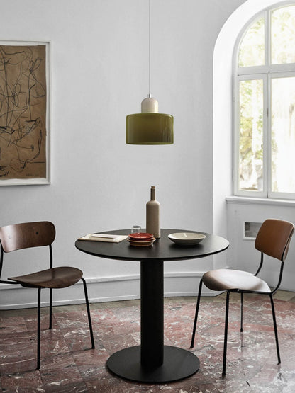 Verdoma Modern Cylinder Glass Design Pendant Light for Kitchens and Dining Rooms