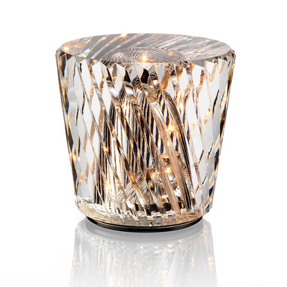 Crystal Diamond table lamp — hand-cut clear crystal glass | Casa Norex