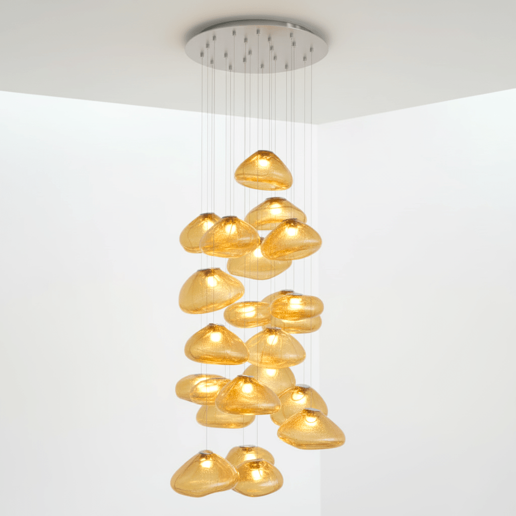 Random 73 Glass Pendant Light