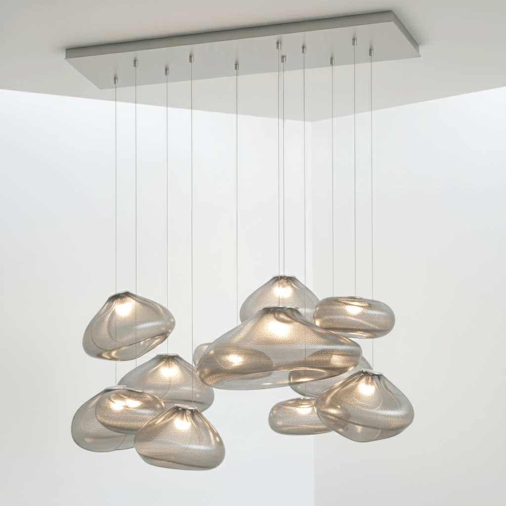 Random 73 Glass Pendant Light