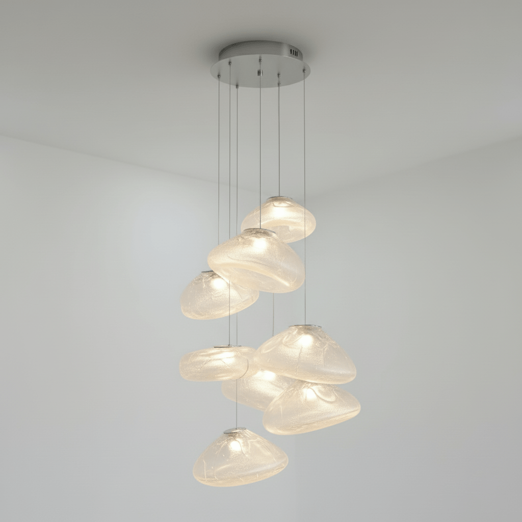 Random 73 Glass Pendant Light