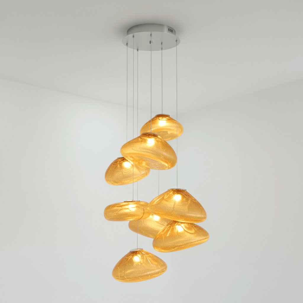 Random 73 Glass Pendant Light