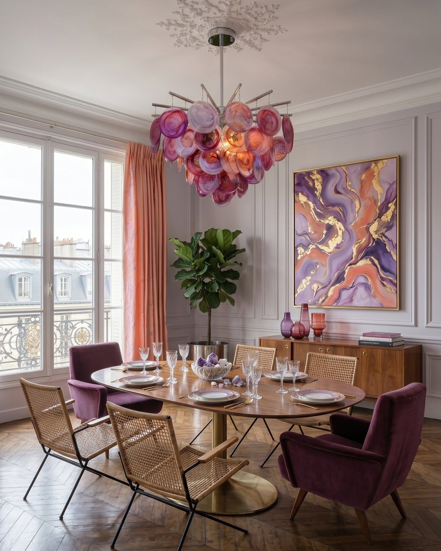 Camisa Glass Chandelier