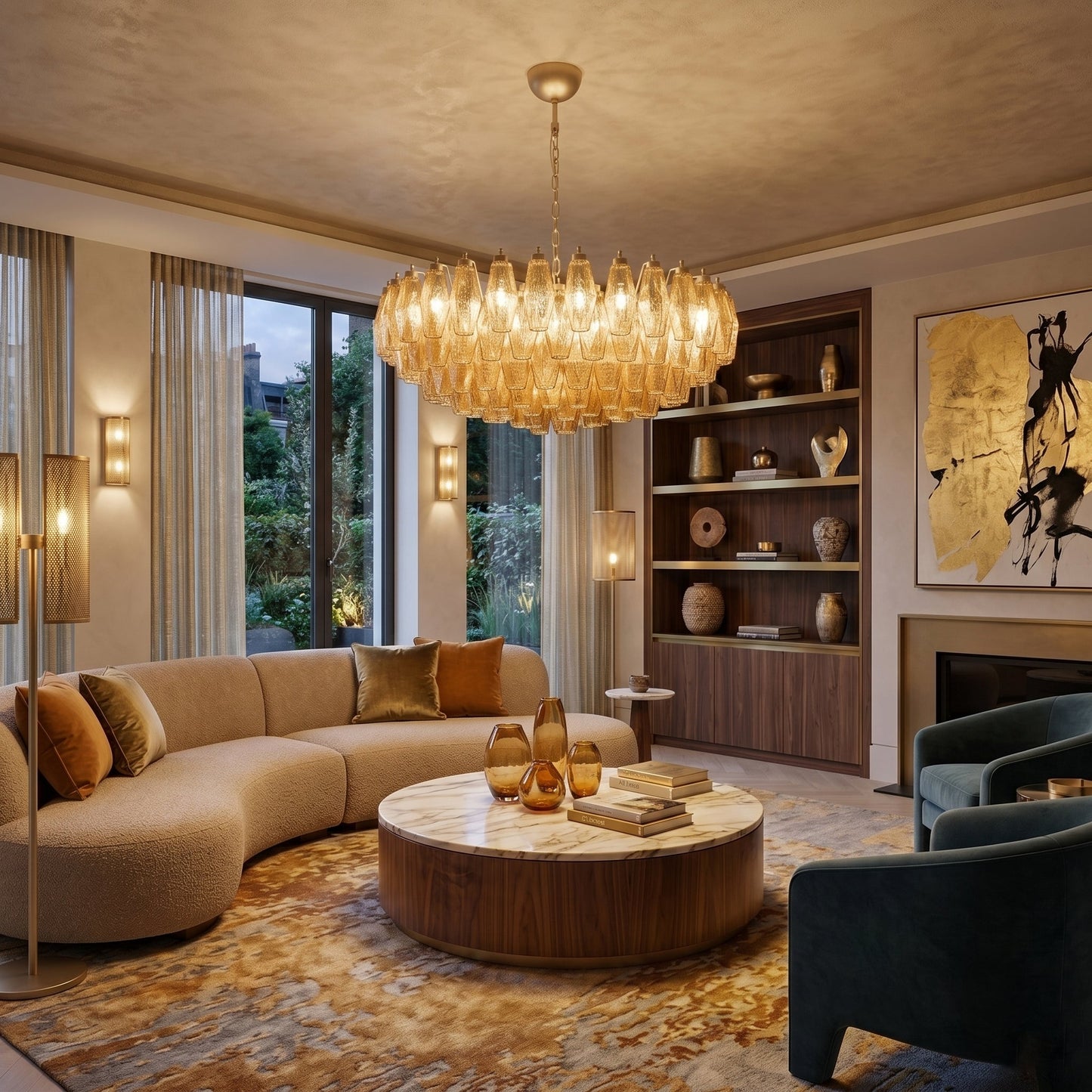 Rhombus Murano Chandelier