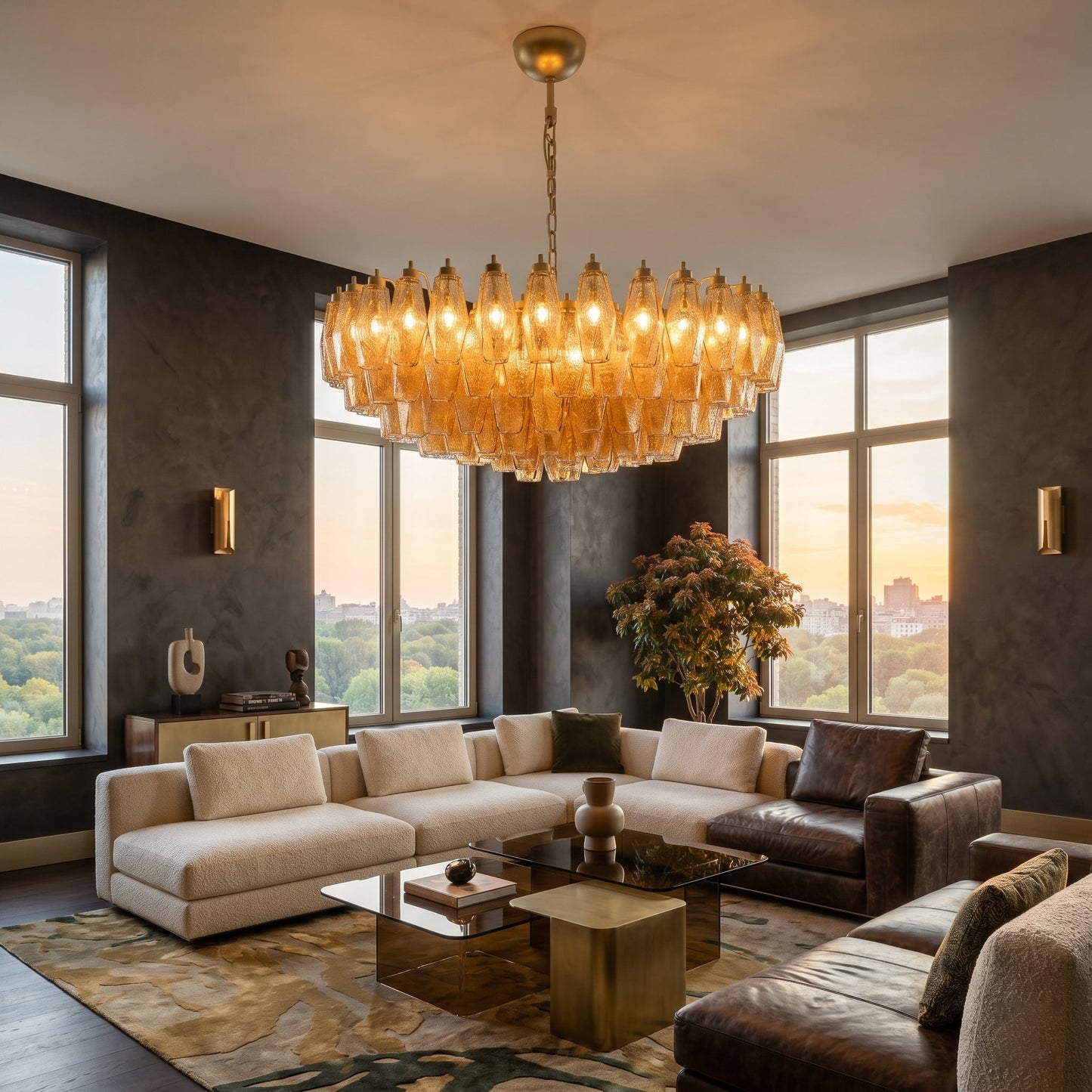 Rhombus Murano Chandelier