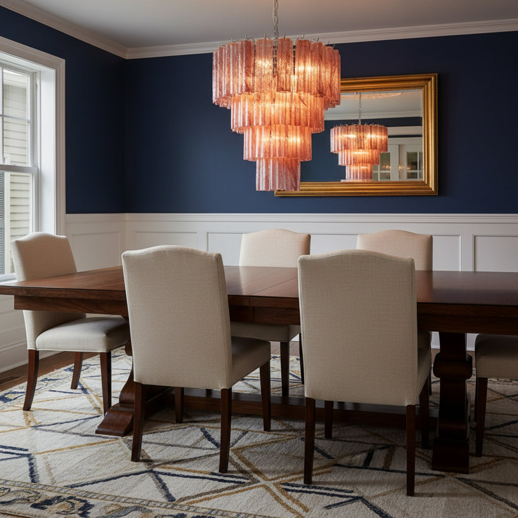 Kieran Glass Tube Chandelier