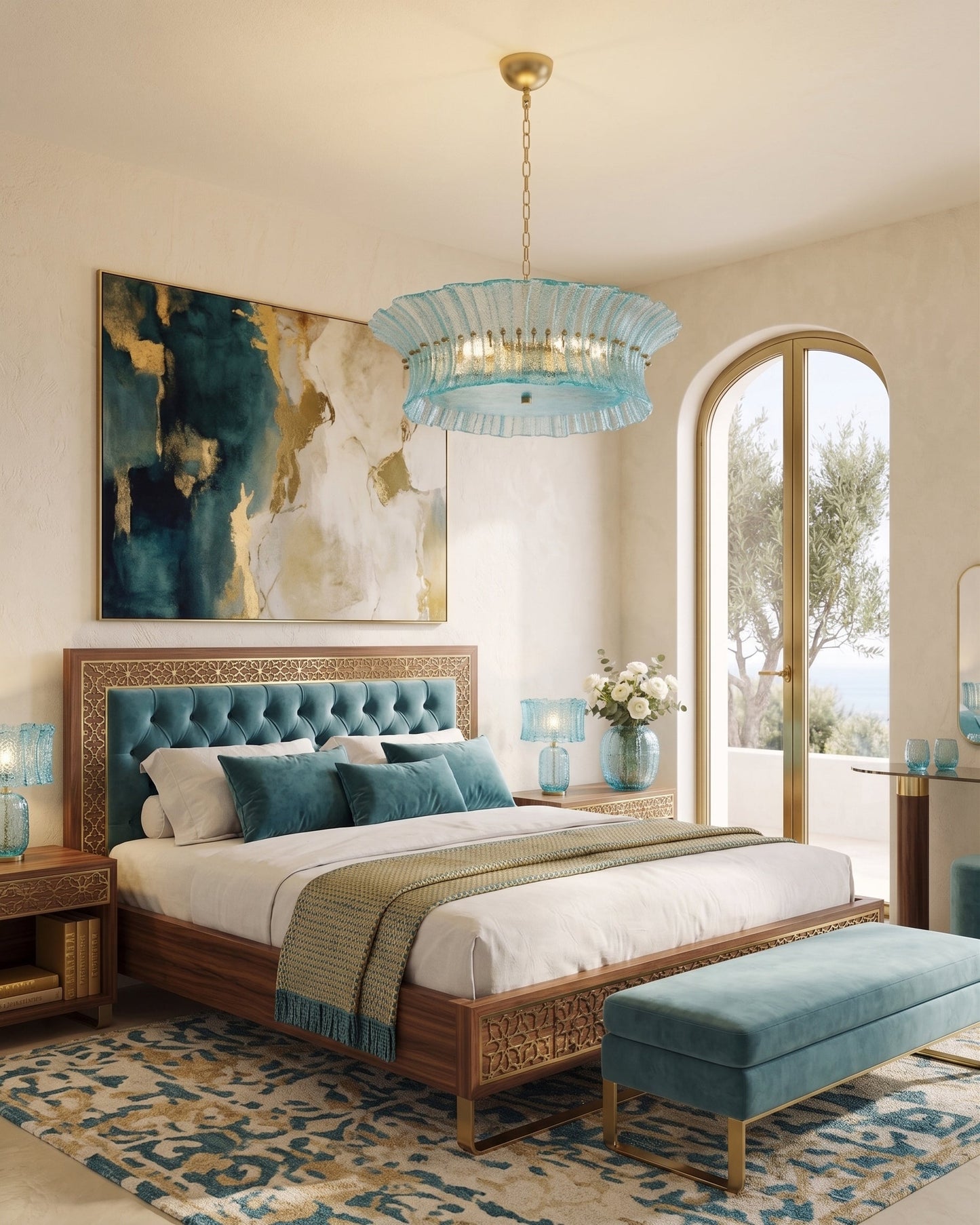 Marin Glass Chandelier