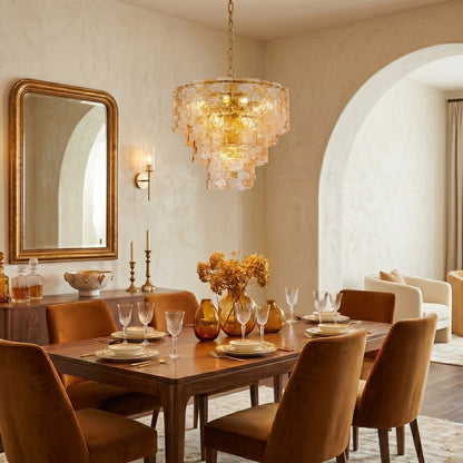 Jigsaw Glass Chandelier