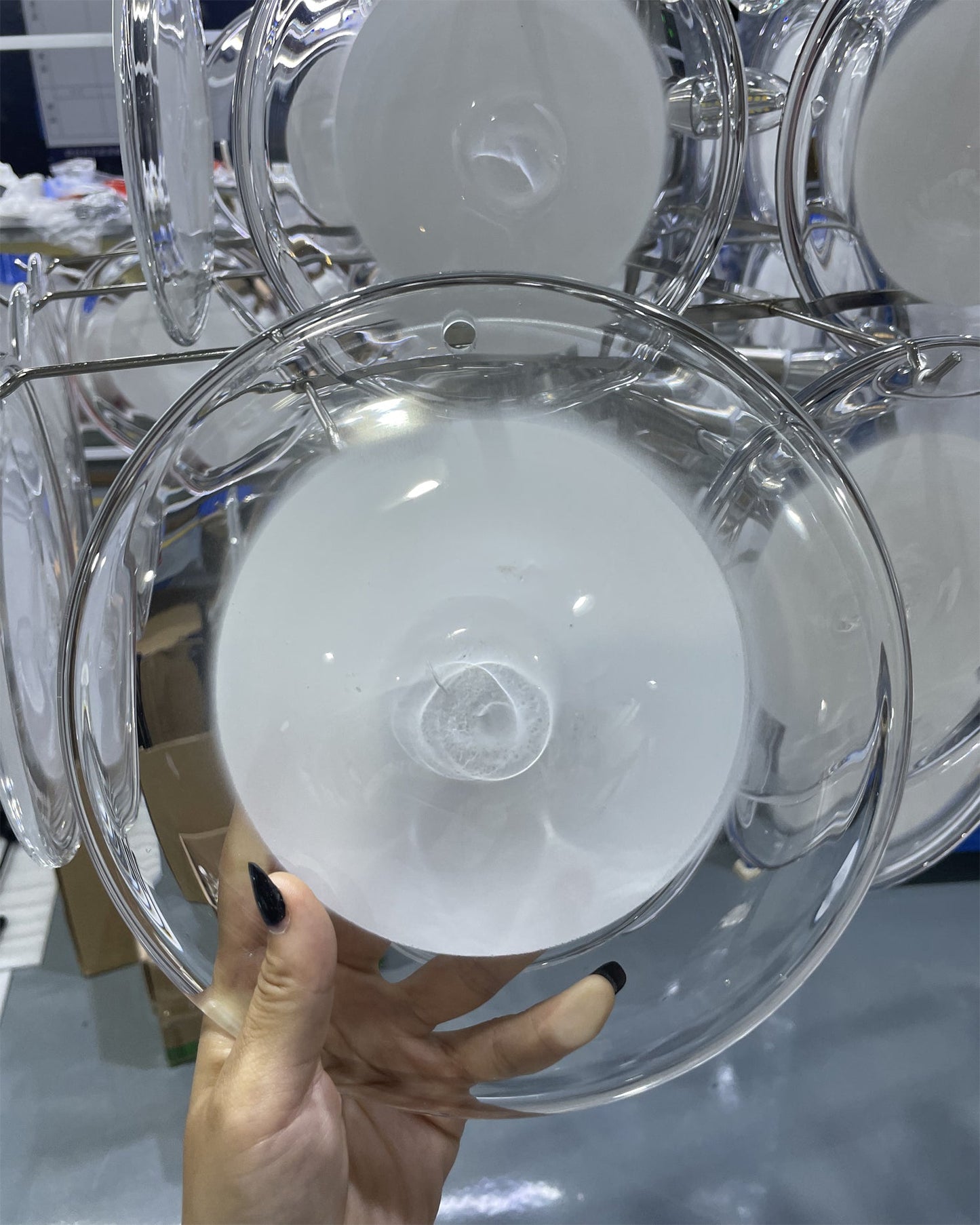 Medallion Glass Chandelier