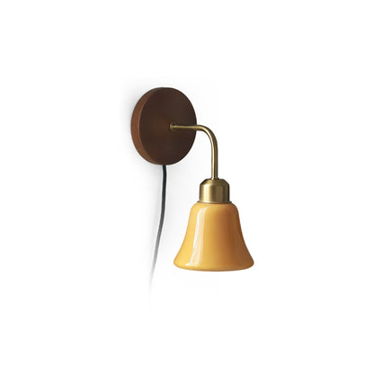Daphne wall sconce in bedroom - retro mid-century design - Casa Norex