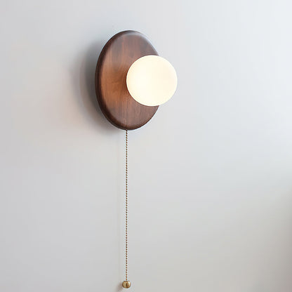 Abel Wood Disk Light