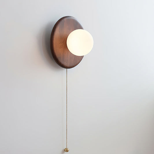 Abel Wood Disk Light