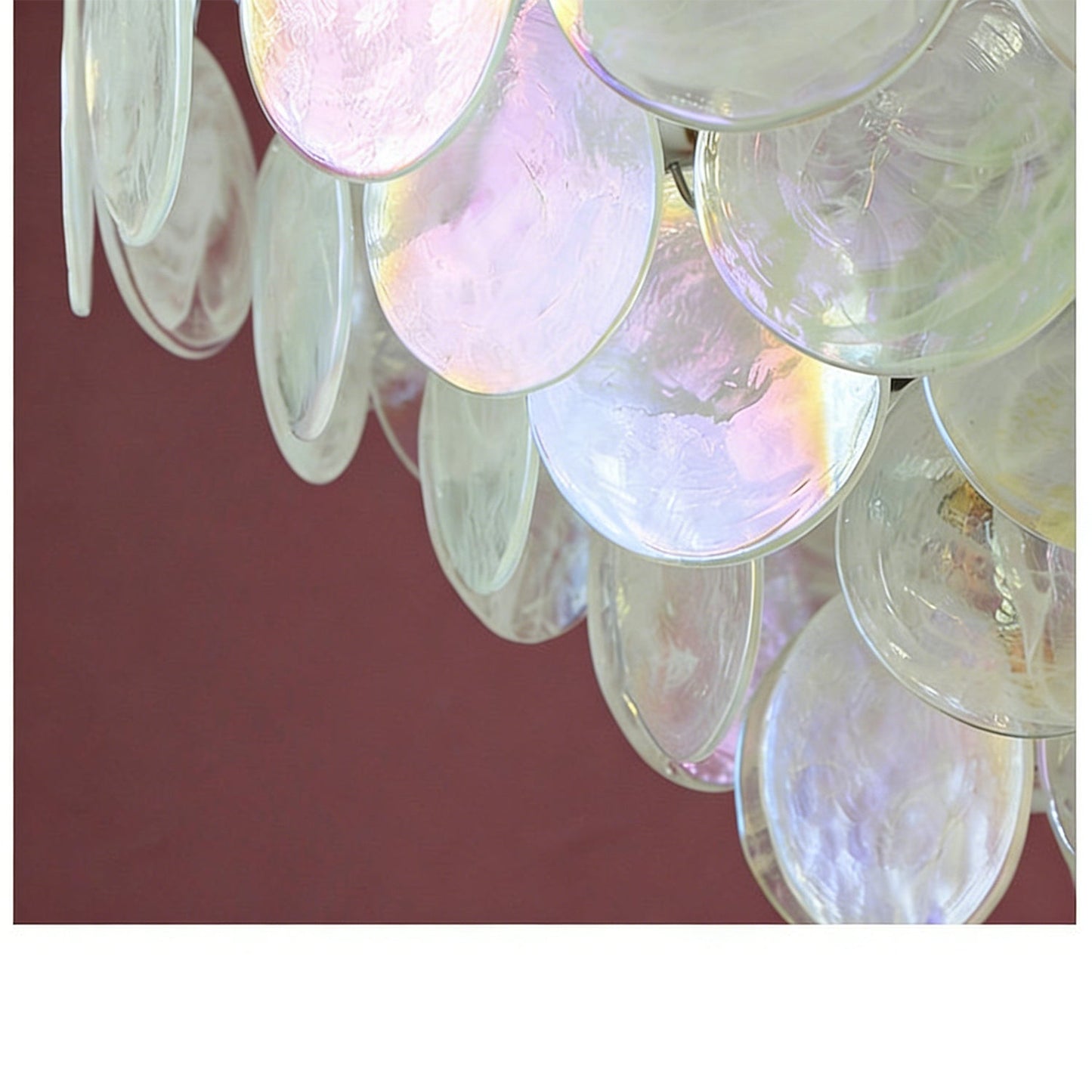 Brette Disk Glass Chandelier
