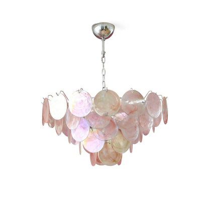 Brette Disk Glass Chandelier